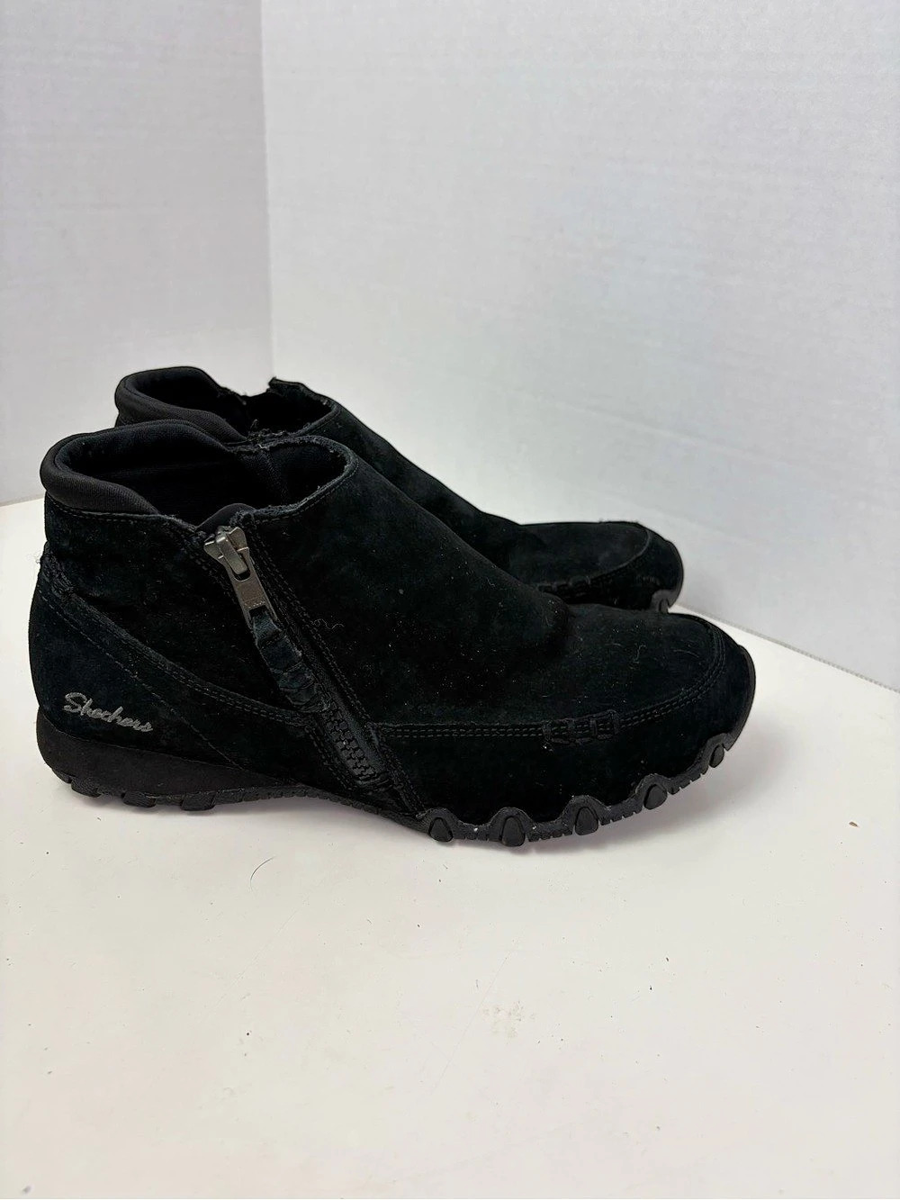 Skechers SN 44721 Black Ankle Boots US 7.5